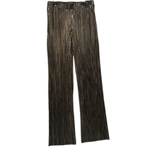 Maison d’Amélie gold striped pull on pant, NWOT, S